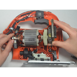 Black and Decker JS660 Замена двигателя